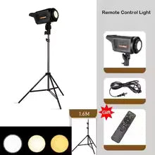 Photography Studio Video Lighting Kit - Dimmable LED Tripod & 3 Color Modes