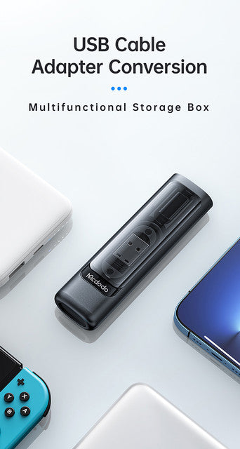 Mcdodo WF-1720 Multifunctional Storage Box for Cable Connector SIM Ejector Card Slot