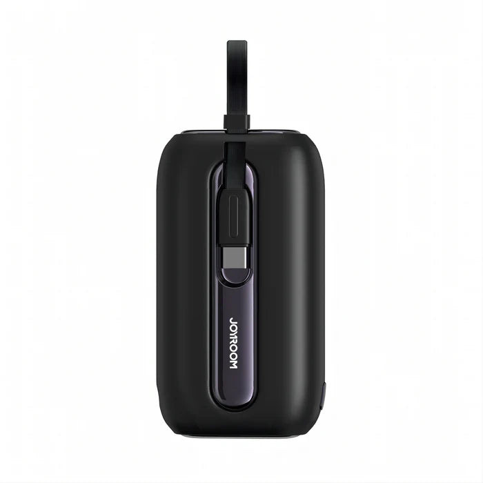 Joyroom JR-L012 22.5W Mini Power Bank with Dual Cables 10000mAh - Black - Saif Al Najmi Kw