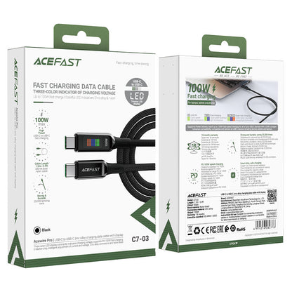 Acefast 100W Charging Data Cable C7-03 USB-C to USB-C