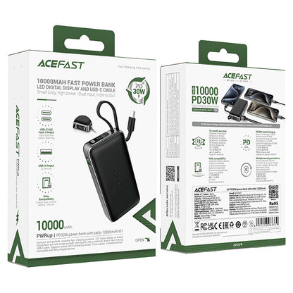 Acefast 10000mAh Fast Charge Power Bank M7 PD30W