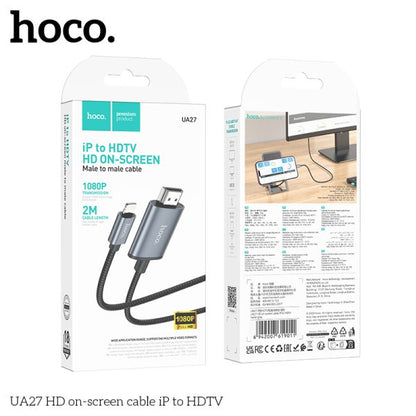 UA27 HD on-screen cable iP to HDTV - metal gray - Saif Al Najmi Kw