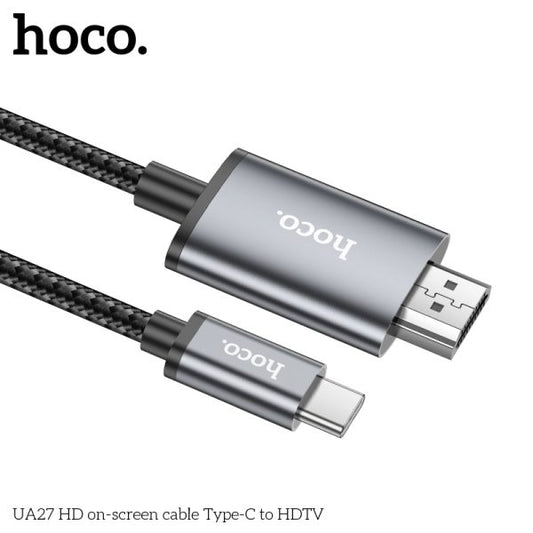 UA27 HD on-screen cable Type-C to HDTV - metal gray