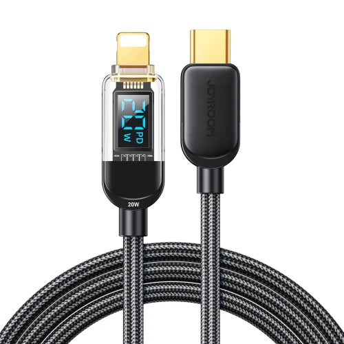 S-CL020A4 20W Digital Display Fast Charging Data Cable 1.2m Type c to Lightning Cable - Saif Al Najmi Kw