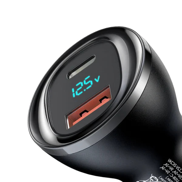 Mcdodo CC-5670 95W Dual-Port Car Charger with Digital Display - Saif Al Najmi Kw