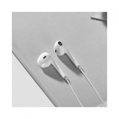 HOCO M101 CRYSTAL JOY WIRED EARPHONES WITH MICROPHONE - WHITE - Saif Al Najmi Kw