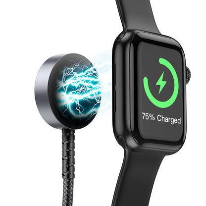 CW54 2-in-1 charging cable iP+iWatch - Black - Saif Al Najmi Kw