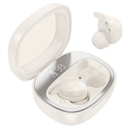 Hoco EW65 Shadow true wireless sleep BT headset - milky white