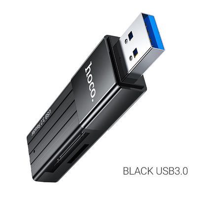 Hoco HB20 Mindful 2-in-1card reader(USB3.0) - Saif Al Najmi Kw