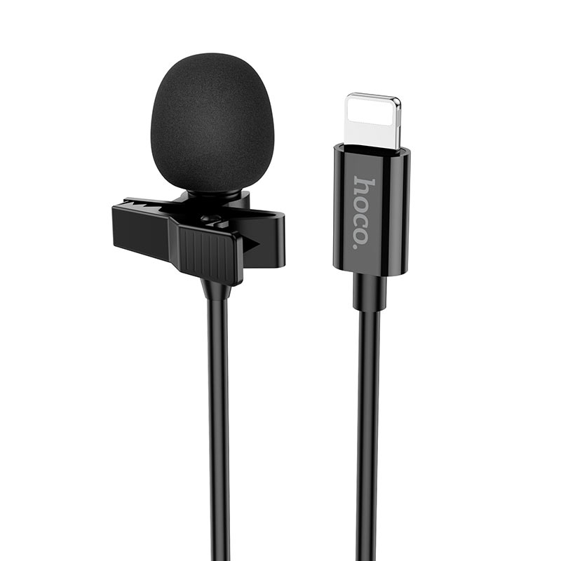 Hoco Microphone L14 lavalier for Lightning Black - Saif Al Najmi Kw