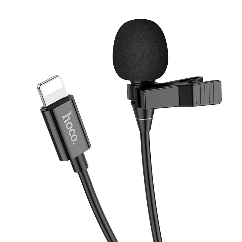 Hoco Microphone L14 lavalier for Lightning Black - Saif Al Najmi Kw