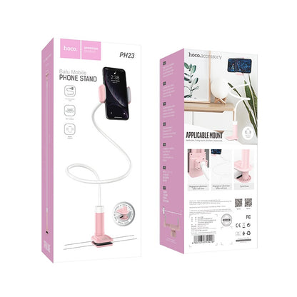 HOCO MOBILE PHONE HOLDER PH23 - WHITE & PINK - Saif Al Najmi Kw