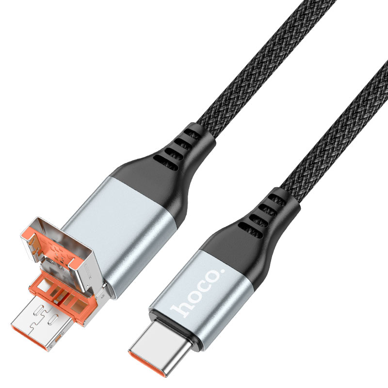 U128 Viking 2-in-1 charging data cable USB/Type-C to Type-C - Saif Al Najmi Kw