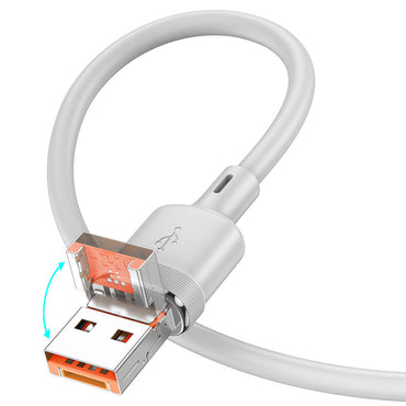 Hoco U131 Afortunado 2-in-1 charging data cable USB/Type-C to Type-C 1.2M