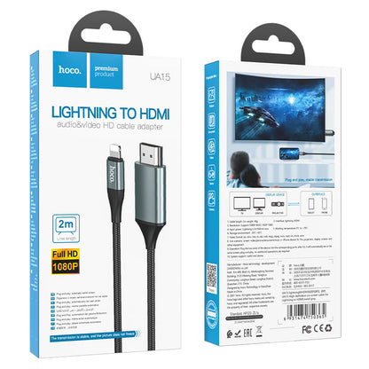 Hoco UA15 Cable Lightning to HDMI