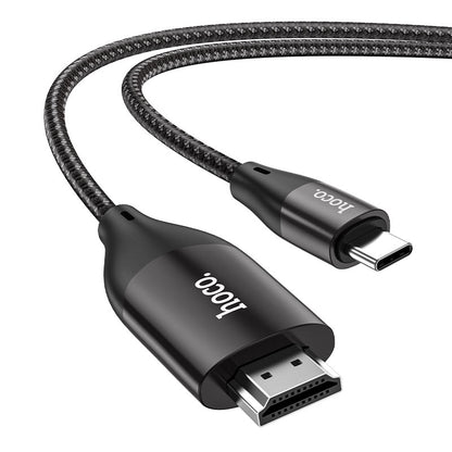 Hoco UA16 Type-C to HDTV HD on-screen cable 2M - Metal Gray