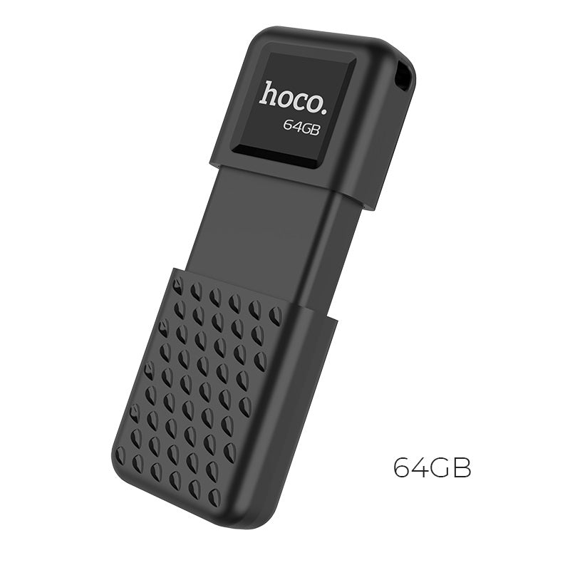 HOCO UD6 USB 2.0 Flash Drive 64GB Black - Saif Al Najmi Kw