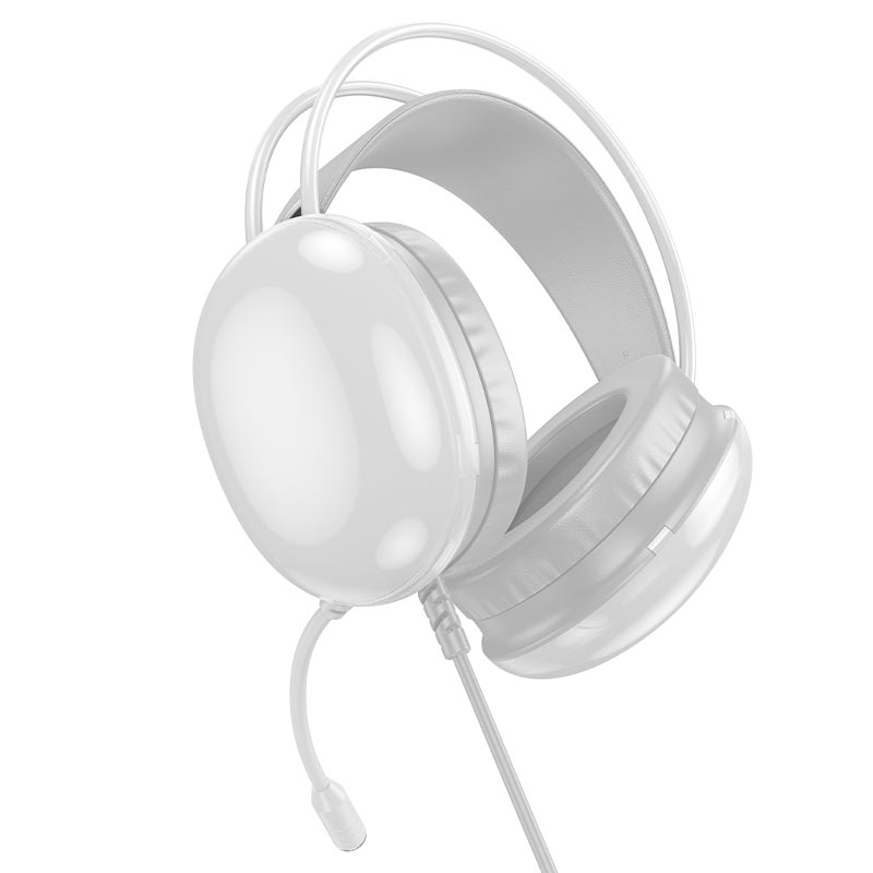 W109 Rich gaming headphones - White