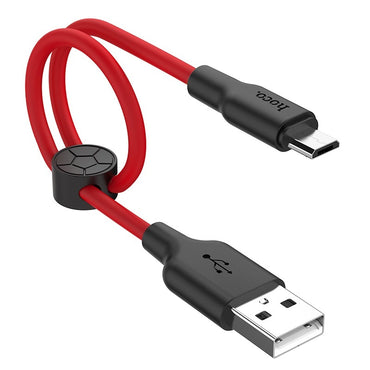 Hoco X21 Plus Silicone charging cable for Micro(L=0.25M)