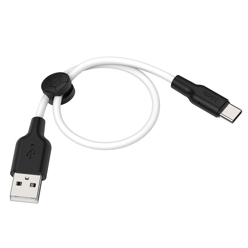 Hoco X21 Plus Silicone charging cable for Type-C(L=0.25M)