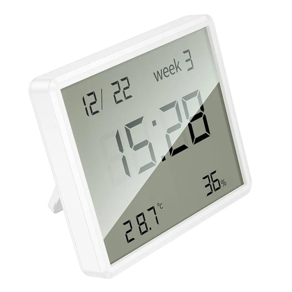 Hoco HX41 Hygrothermometer - White, Compact and Accurate Temperature & Humidity Meter (77x68x12mm)