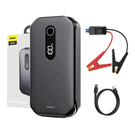 Baseus Super Energy Pro 12000mAh Car Starter & Power Bank - 1000A, USB, Black -C00245800U03-Z1