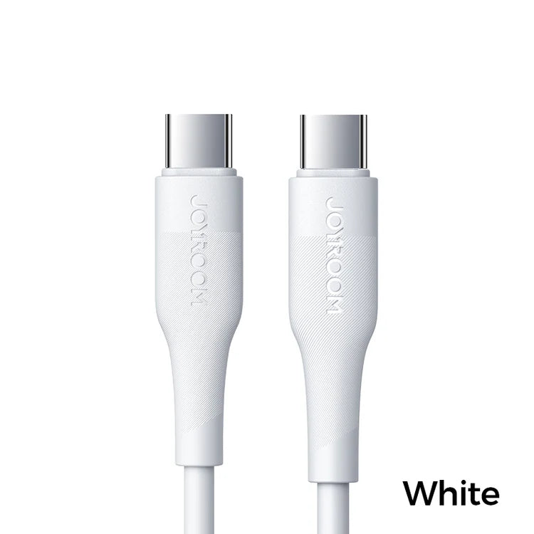 60W Type-c To Type-c cable S-1230M3 - White - Saif Al Najmi Kw