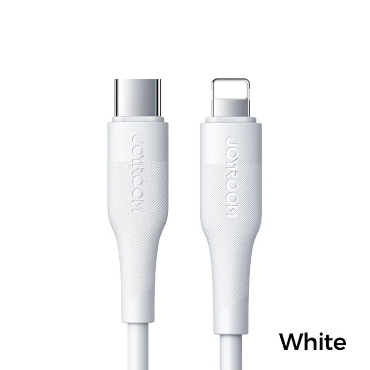 Type-c To Lightning cable S-1224M3 - White - Saif Al Najmi Kw