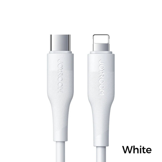 Type-c To Lightning cable S-1224M3 - White - Saif Al Najmi Kw