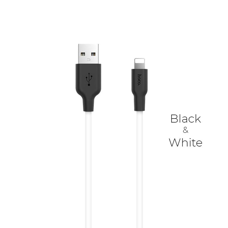 Hoco X21 Silicone iP charging cable 1M