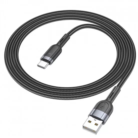 Hoco U117 Grand intelligent power-off charging data cable Type-C